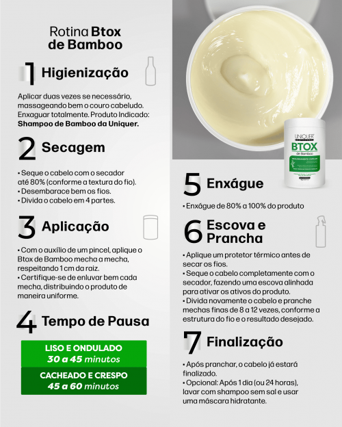 Btox Capilar Orgânico Reconstrutor de Bamboo 1kg