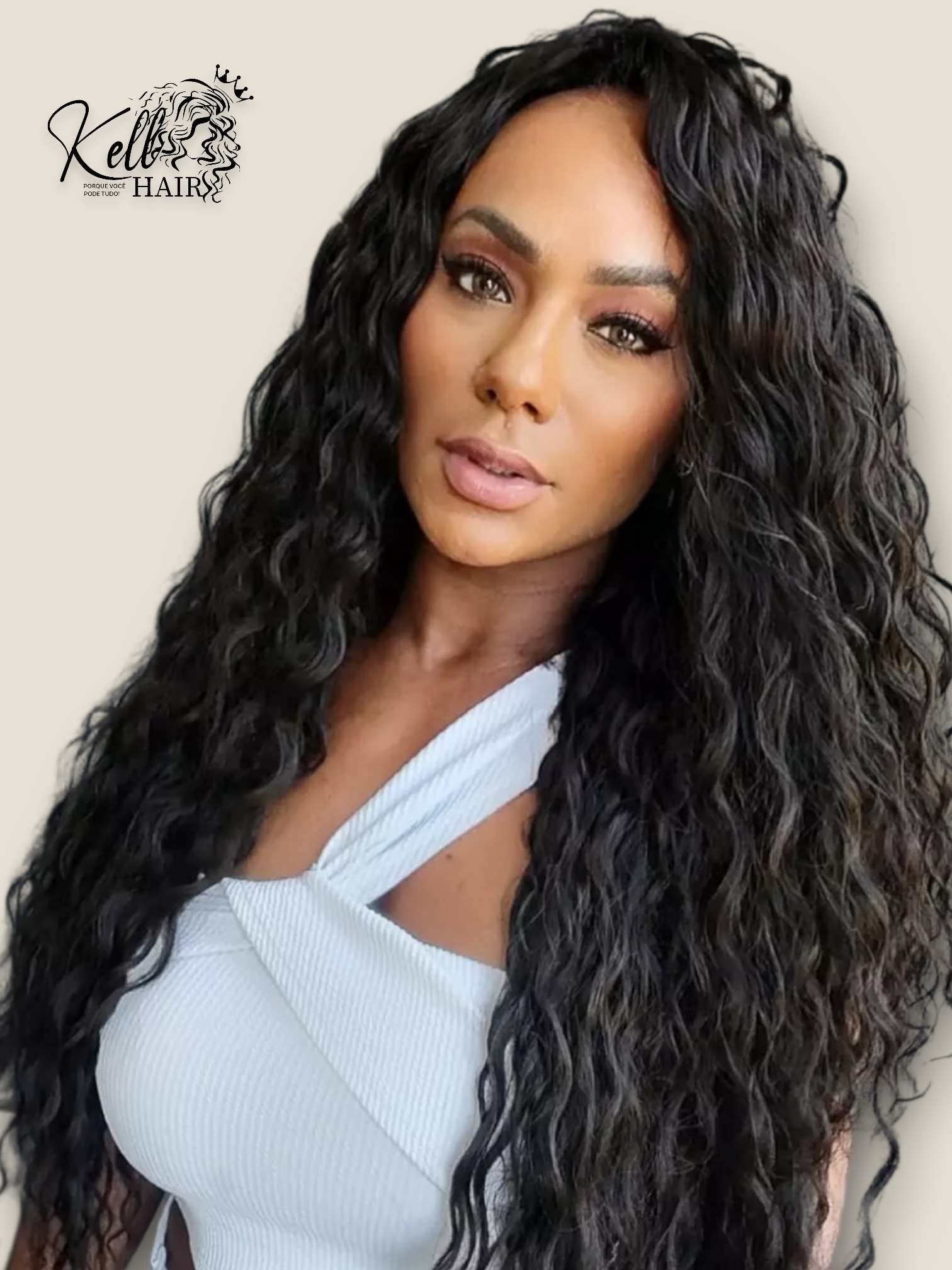 Comprar Lace Wig Samara - Castanho Escuro #bio - a partir de R$329,90 -  Kell Hair Store, image size:1512x2016