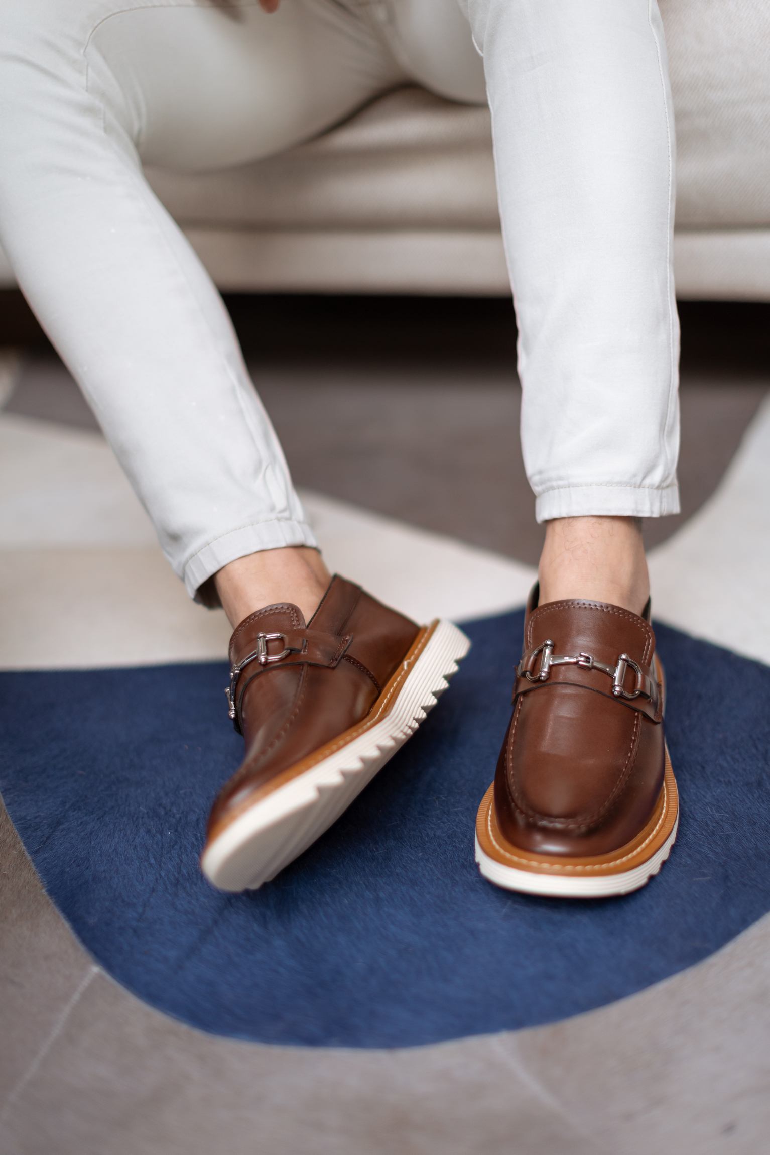 Couro Masculino Mocassim Sapato Casual Mocassim SAPATO MOCASSIM