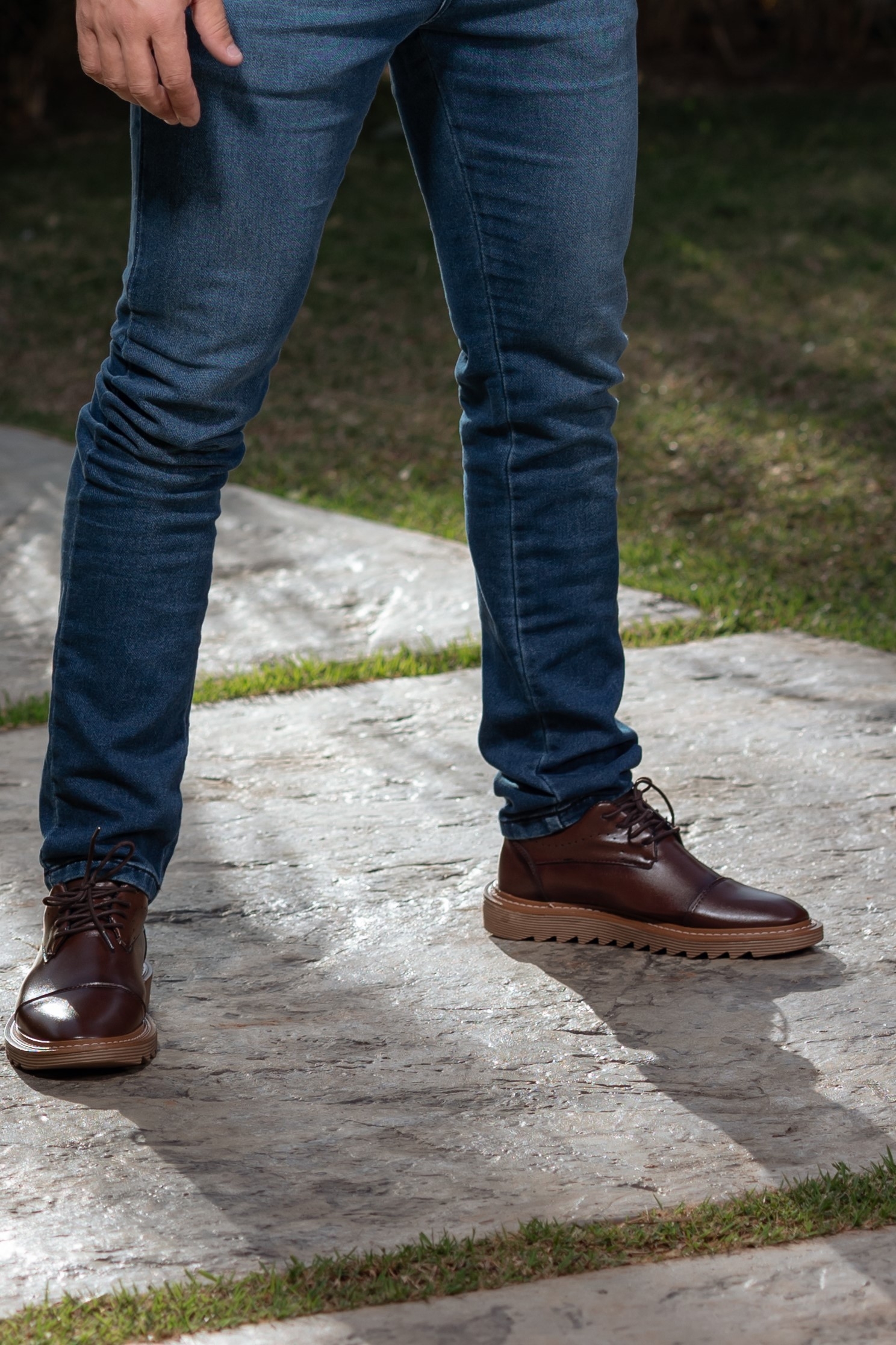 Jeans Masculina Sapato Social E CalÃ§a Jeans Calça Jeans Sapatos