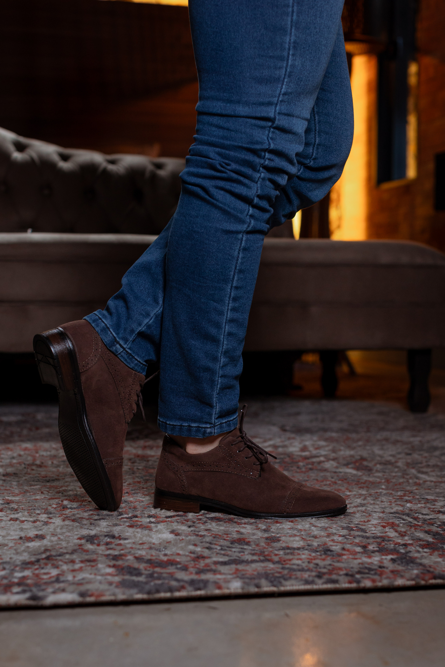 Sapato Social Oxford Reggio Confortável Masculino Social Brogue