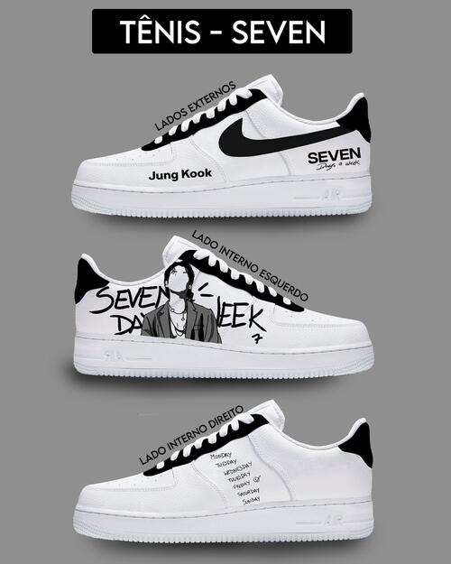 ピ*ト様 [Jung Kook for  ] ベースボール Comprar TÊNIS JK - SEVEN (PRODUÇÃO EM JANEIRO 2026)