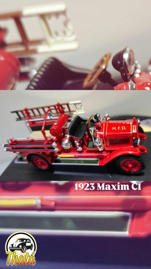 Miniatura caminhão de bombeiro lucky maxim c1 1923 1/43 - Lucky Models - Carrinhos e Cia Miniatura caminhão de bombeiro lucky maxim c1 1923 1/43 - Lucky Models - Carrinhos e Cia