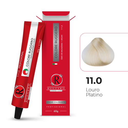 Colore 11.0 - Louro Platino Ruggero Cosméticos - 60g