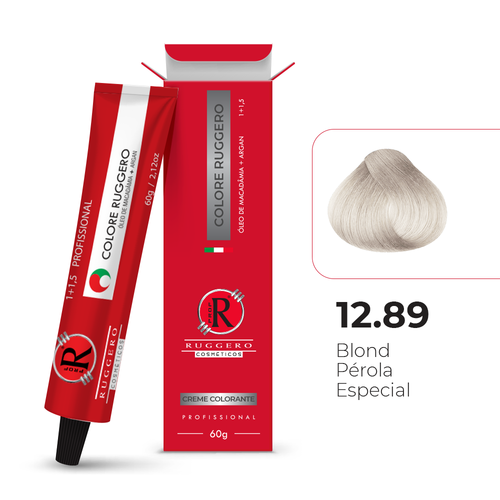 Colore 12.89 - Blond Pérola Especial Ruggero Cosméticos- 60g