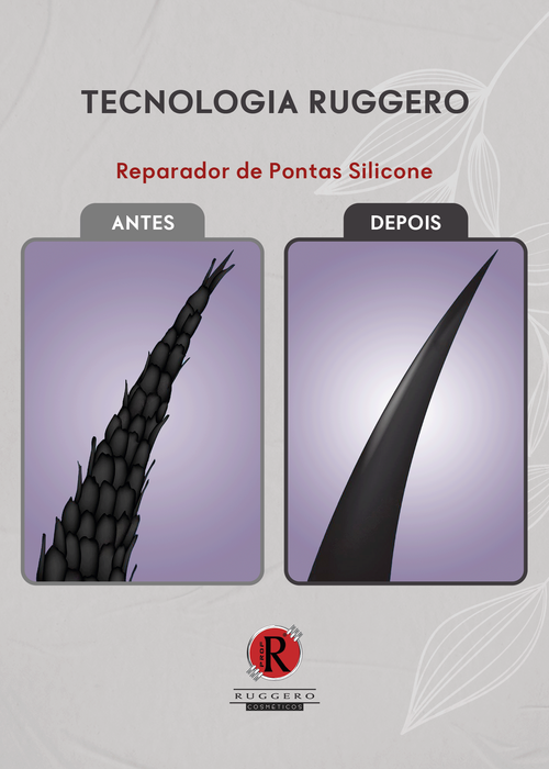 Reparador de Pontas Silicone Ruggero Cosméticos - 30ml