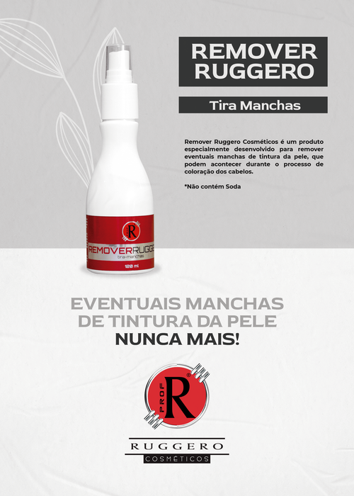 Removedor De Coloração Remover Ruggero Cosméticos- 120ml