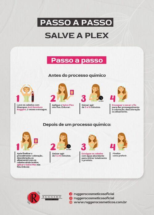 Salve Plex Ruggero Cosméticos - Caixa com 12 Unidades