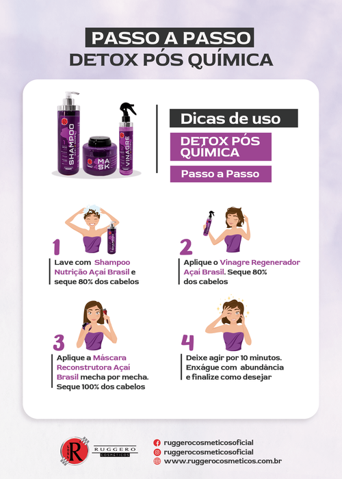 Shampoo Açaí Brasil Ruggero Cosméticos-500ML