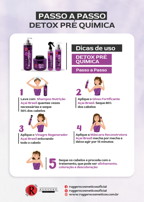 Shampoo Açaí Brasil Ruggero Cosméticos-500ML