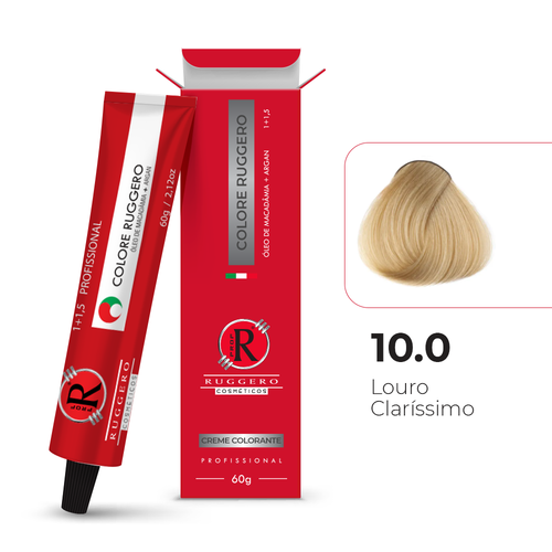 Colore 10.0 - Louro Claríssimo Ruggero Cosméticos- 60g