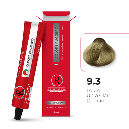 Colore 9.3 - Louro Ultra Claro Dourado Ruggero Cosméticos - 60g