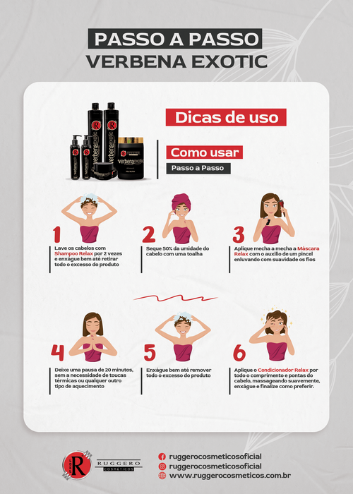 Condicionador Verbena Exotic Ruggero Cosméticos - 250ml