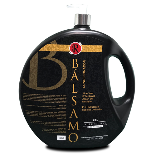 Condicionador Lavatório Bálsamo Prime Ruggero Cosméticos-2,5L