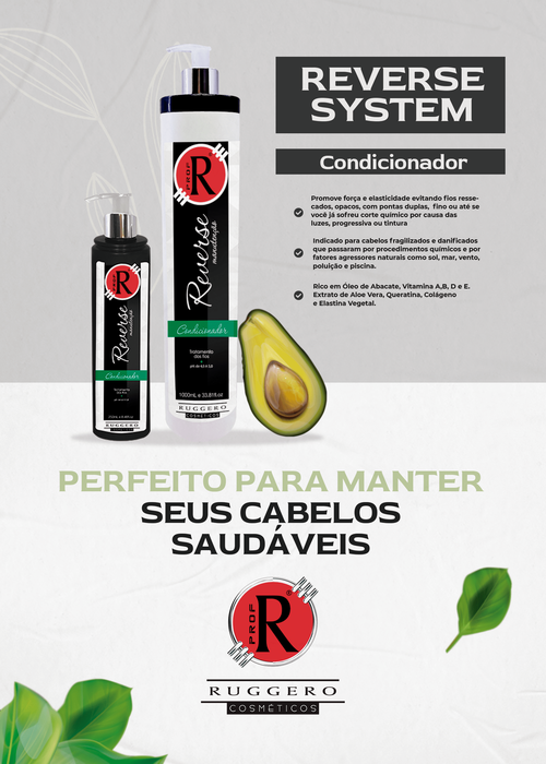Condicionador Reverse System Ruggero Cosméticos - 250ml