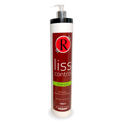 Shampoo Liss Control Ruggero Cosméticos - 1L