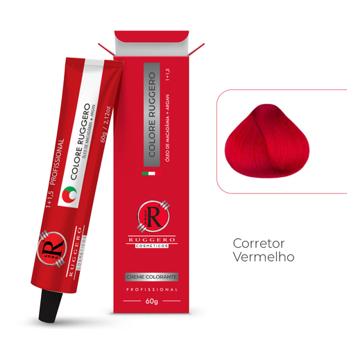 Colore Corretor Vermelho Ruggero Cosméticos - 60g