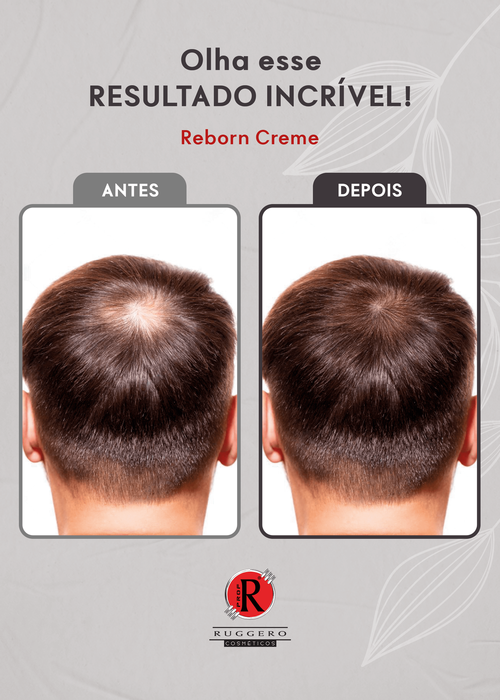 Reborn Tônico Capilar Creme Ruggero Cosméticos - 120ml