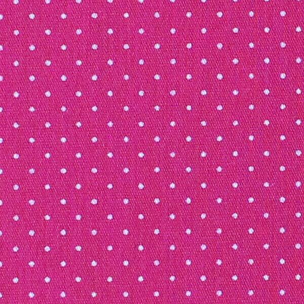 Tecido Tricoline Bola Branca fundo Rosa Pink a Venda Online. - R$37,90