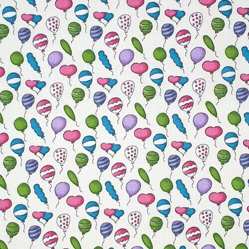 Tricoline Balões fundo Creme