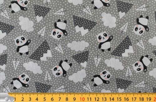 TRICOLINE MISTO PANDA FUNDO CINZA