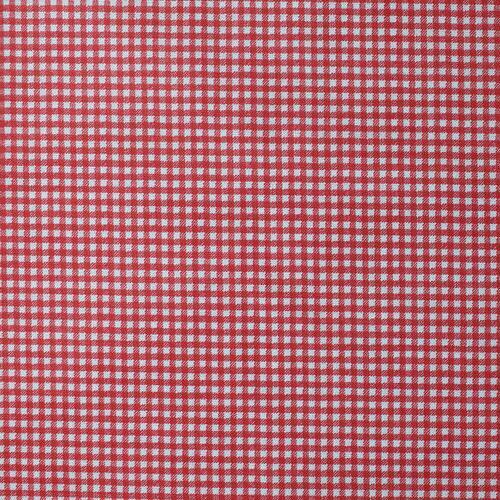 TRICOLINE MISTO XADREZ PEQUENO VERMELHO E BRANCO