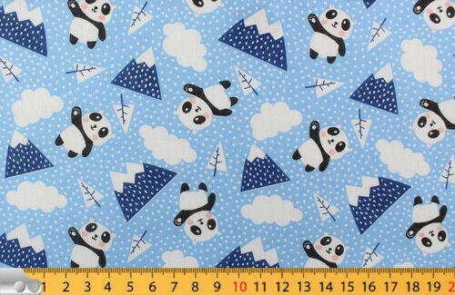 TRICOLINE MISTO PANDA FUNDO AZUL