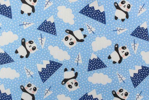 TRICOLINE MISTO PANDA FUNDO AZUL