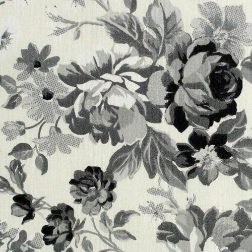 TRICOLINE FLOR PRETA E CINZA FUNDO OFF