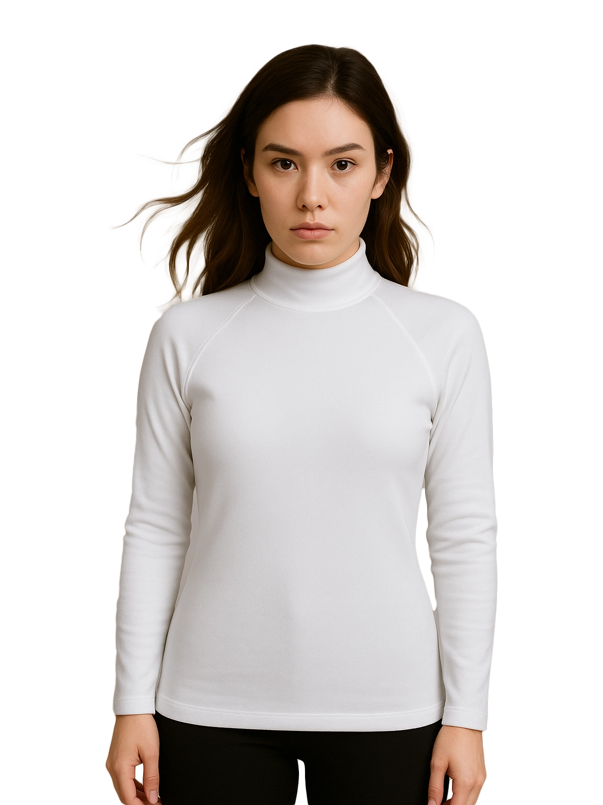 Moletom Roupa Blusa Branca Feminina De Frio Blusa De Lã Feminina