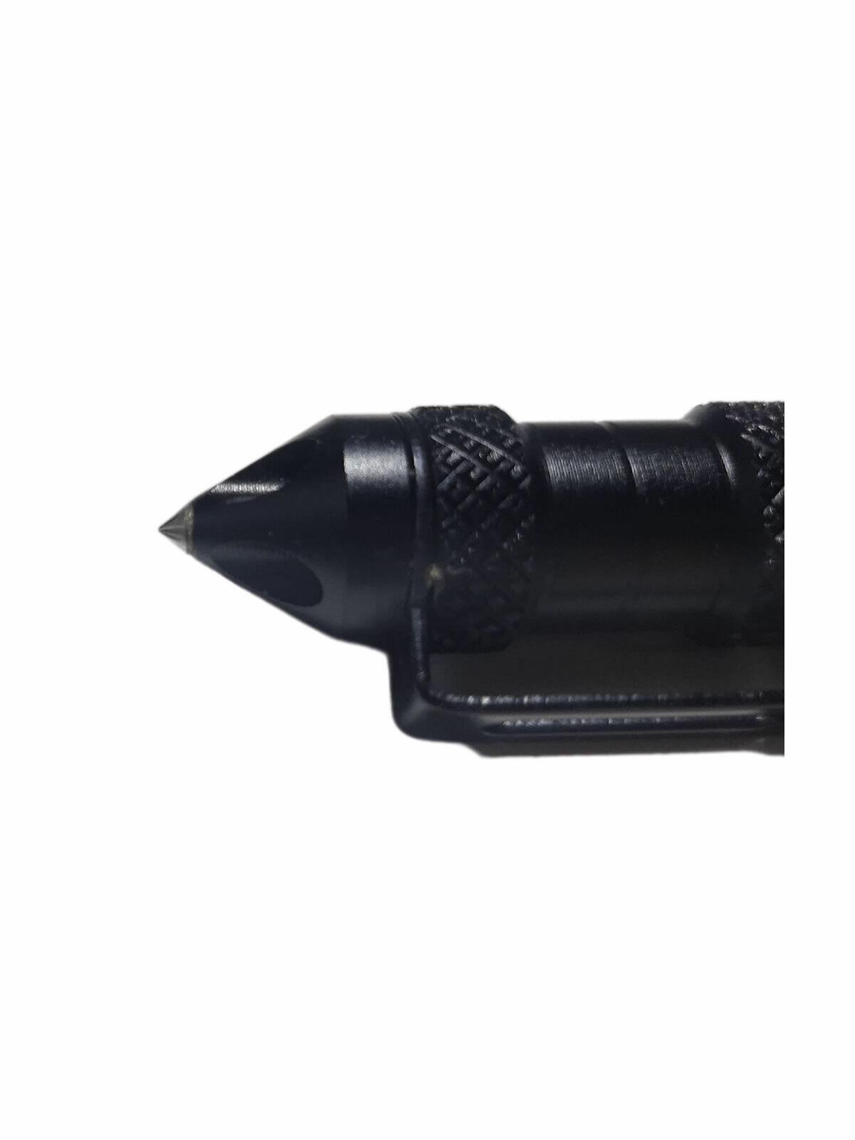 Caneta Tática Auto Defesa Pessoal Militar - Black