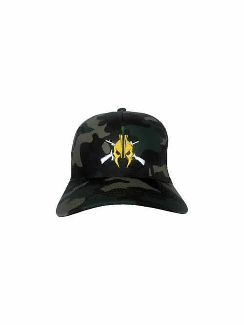Boné Camuflado Verde Bordado