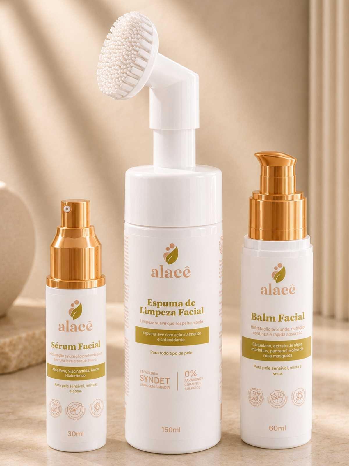 Skincare facial na gravidez: Kit Pele Rosto Segura