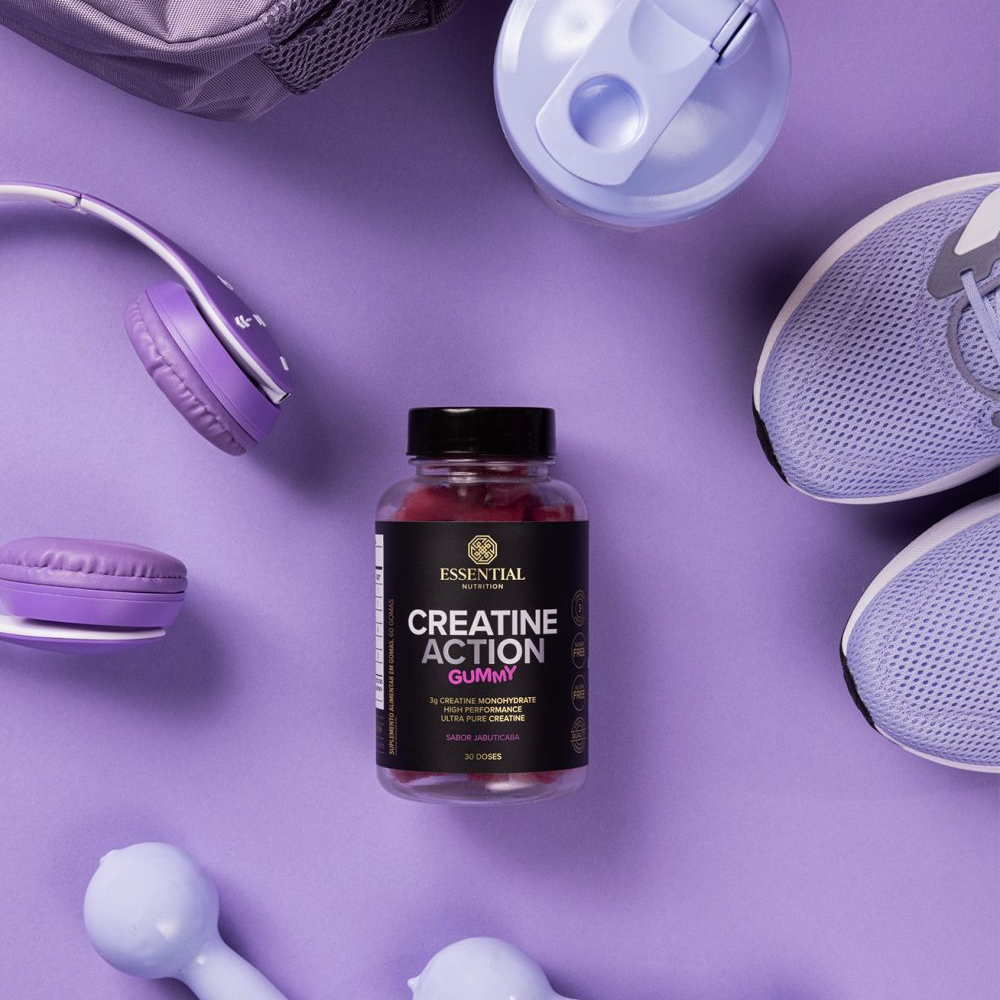 Comprar Creatine Action Gummy 60 Gomas - Essential Nutrition