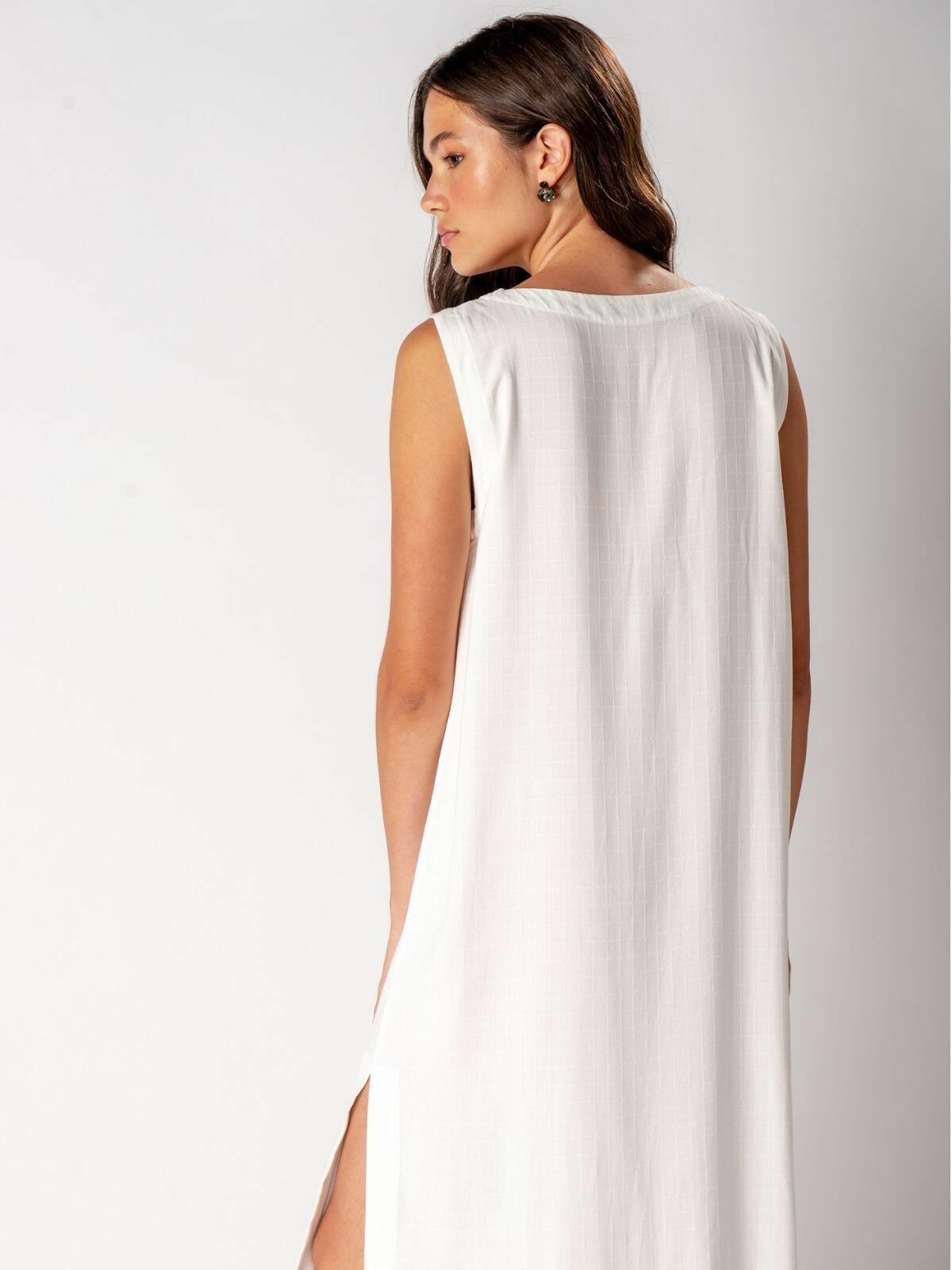 túnica eco viscose off-white