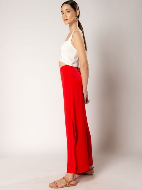 pantalona rustic vermelho