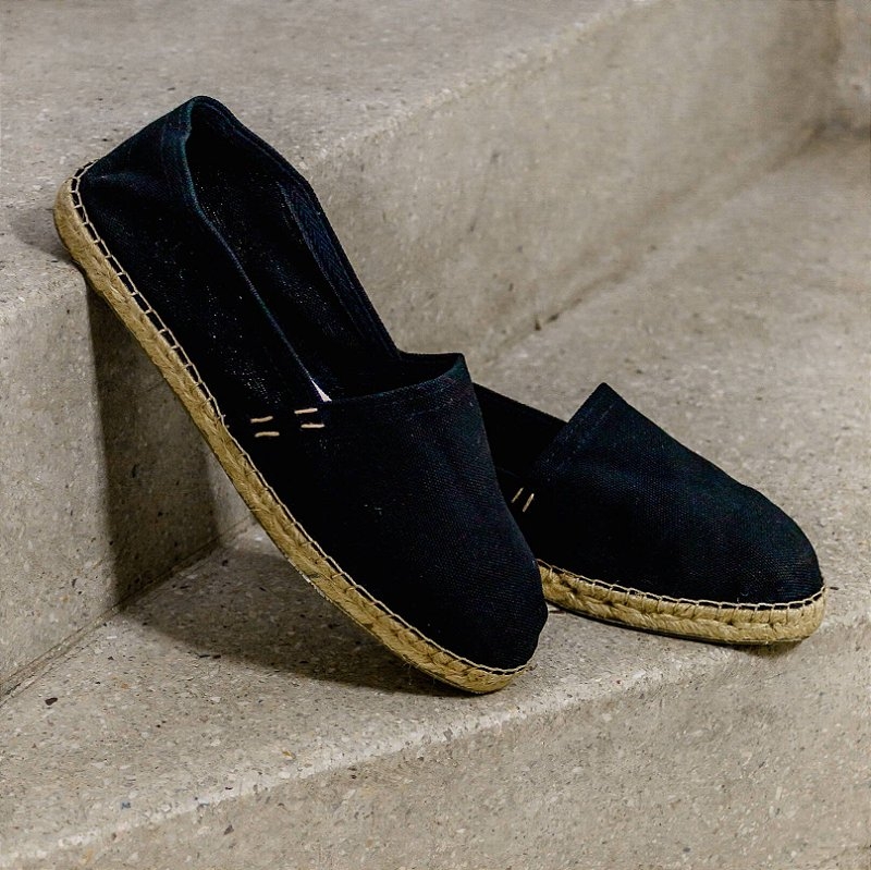 flatz alpargata tradicional preta