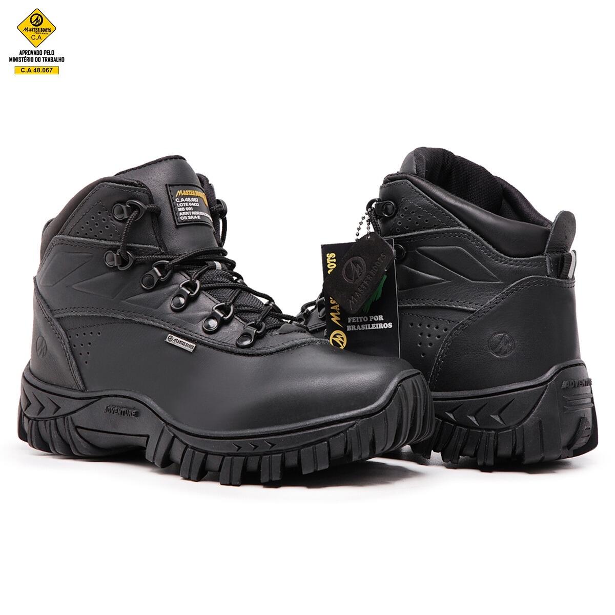 Comprar Bota 7066 com C.A Preta Bootpillar Confort Plus Couro