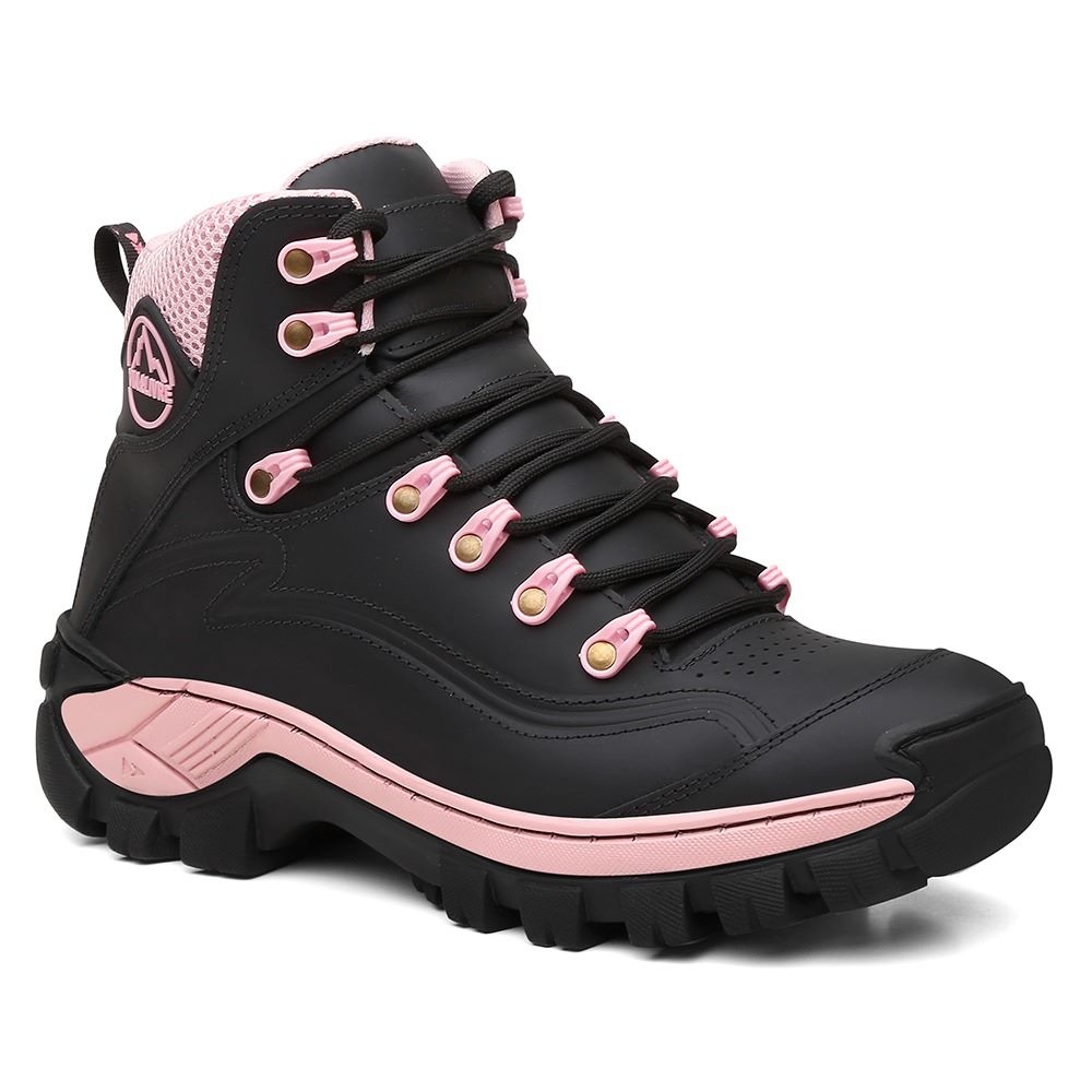 Botinha Cano Lojas Leader Botas Femininas Couro Legítimo Botas