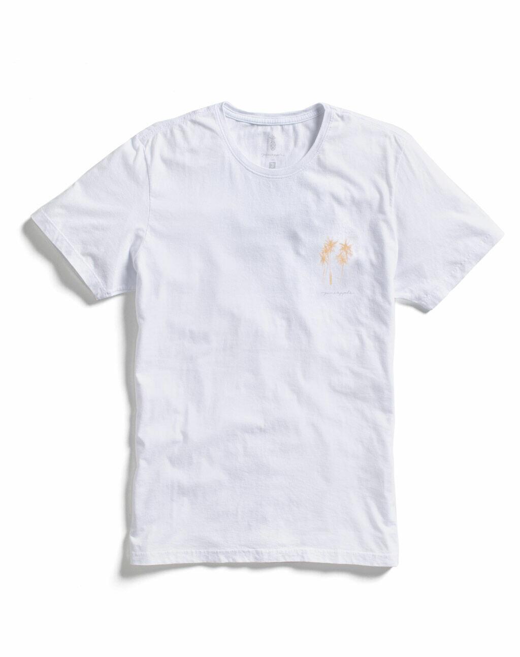 Tshirt 100 Algodão Silk Palm Tree Adulto