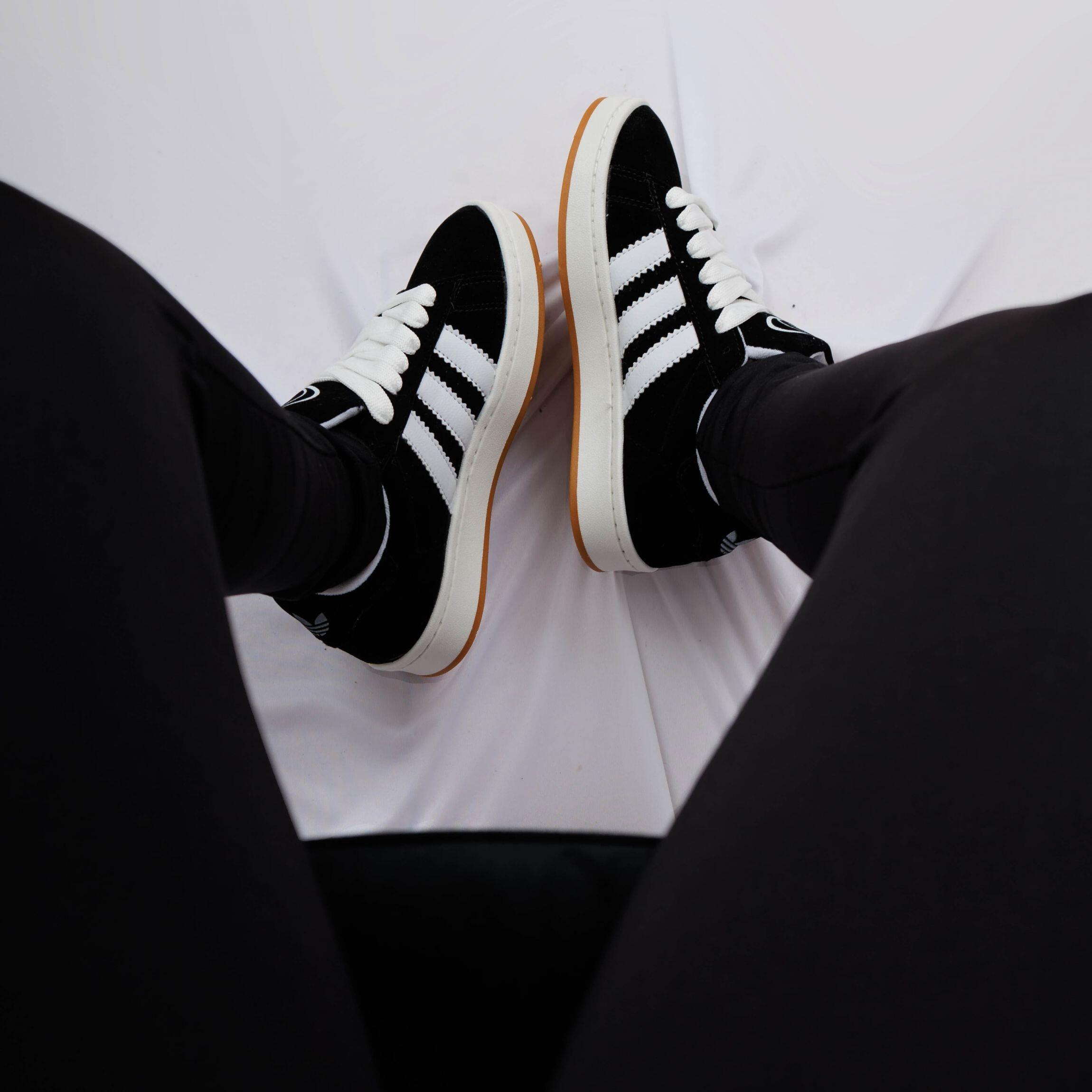 adidas gazelle silver green womens Adidas Campus 00s Black/White Sneakers