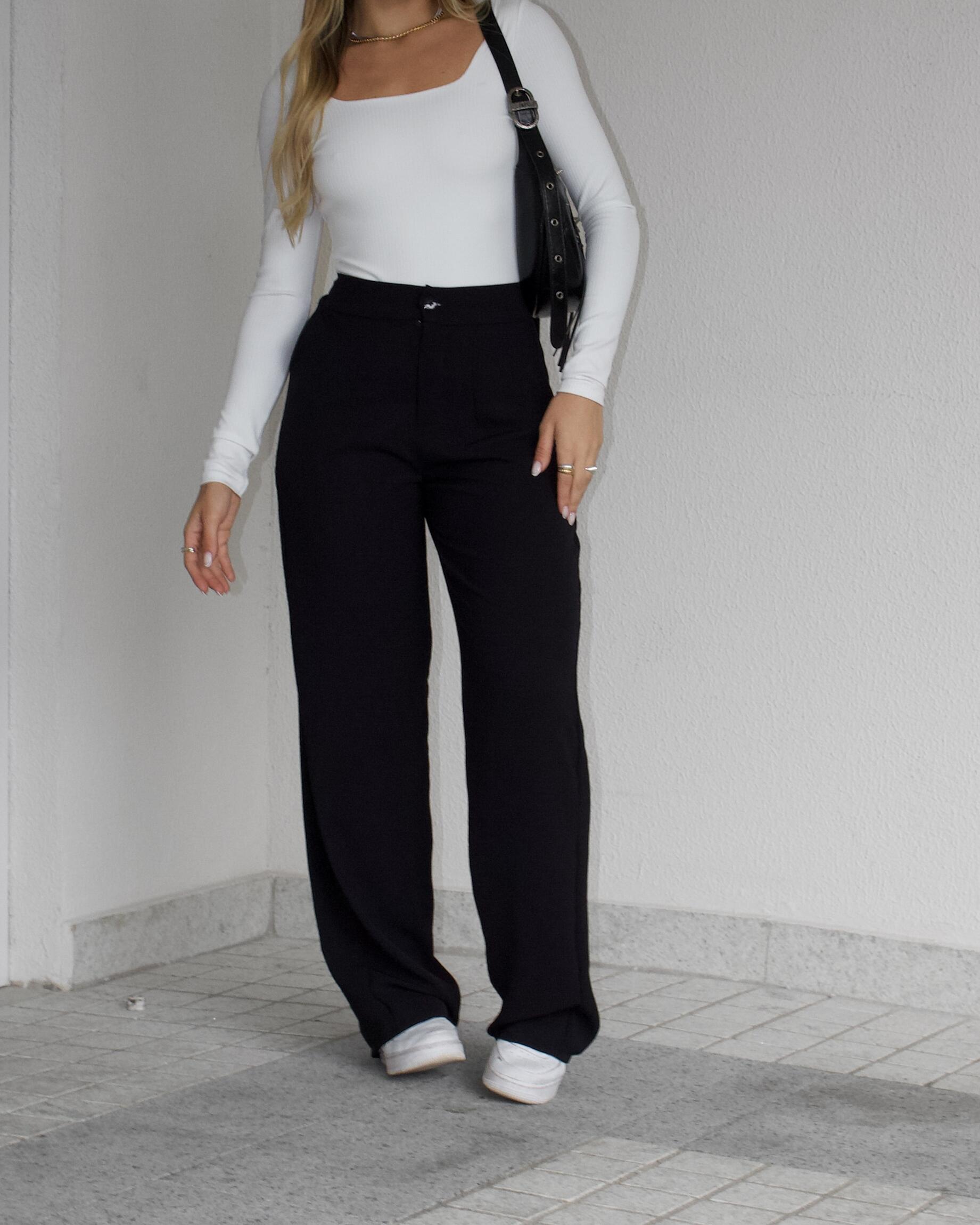 Calça Ayla Texturizada Black