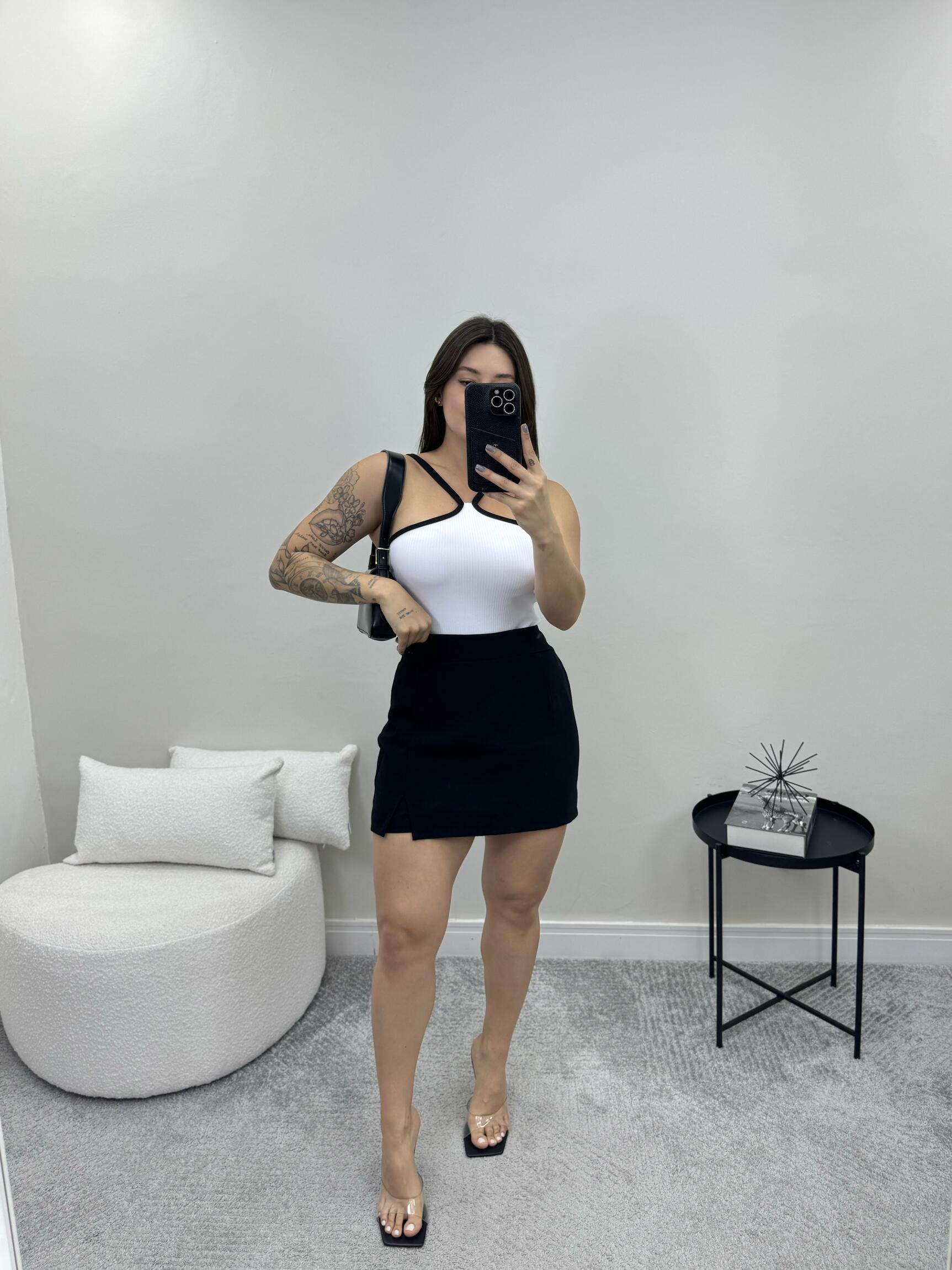 princess polly baby blue dress Women's Black Shorts main image 0