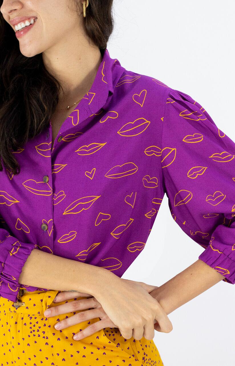 #CAMISA MANGA BUFANTE BEIJINHO
