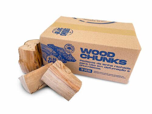 Wood Chunks - Lenha de Macieira para Defumao 3kg