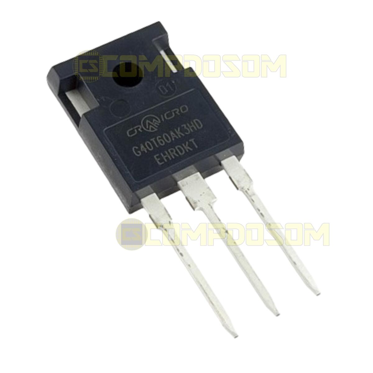 Comprar IGBT 40A G40T60AK3HD CRG40T60 = K40DDDTP K40EH5 IKW40N60