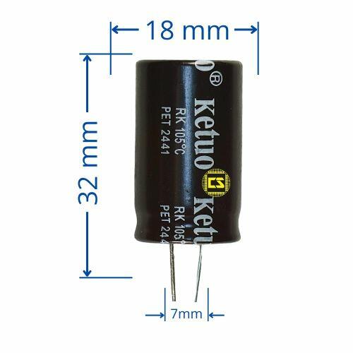 Comprar CAPACITOR ELETROLÍTICO 22UF 50V 105° - a partir de R$1,86