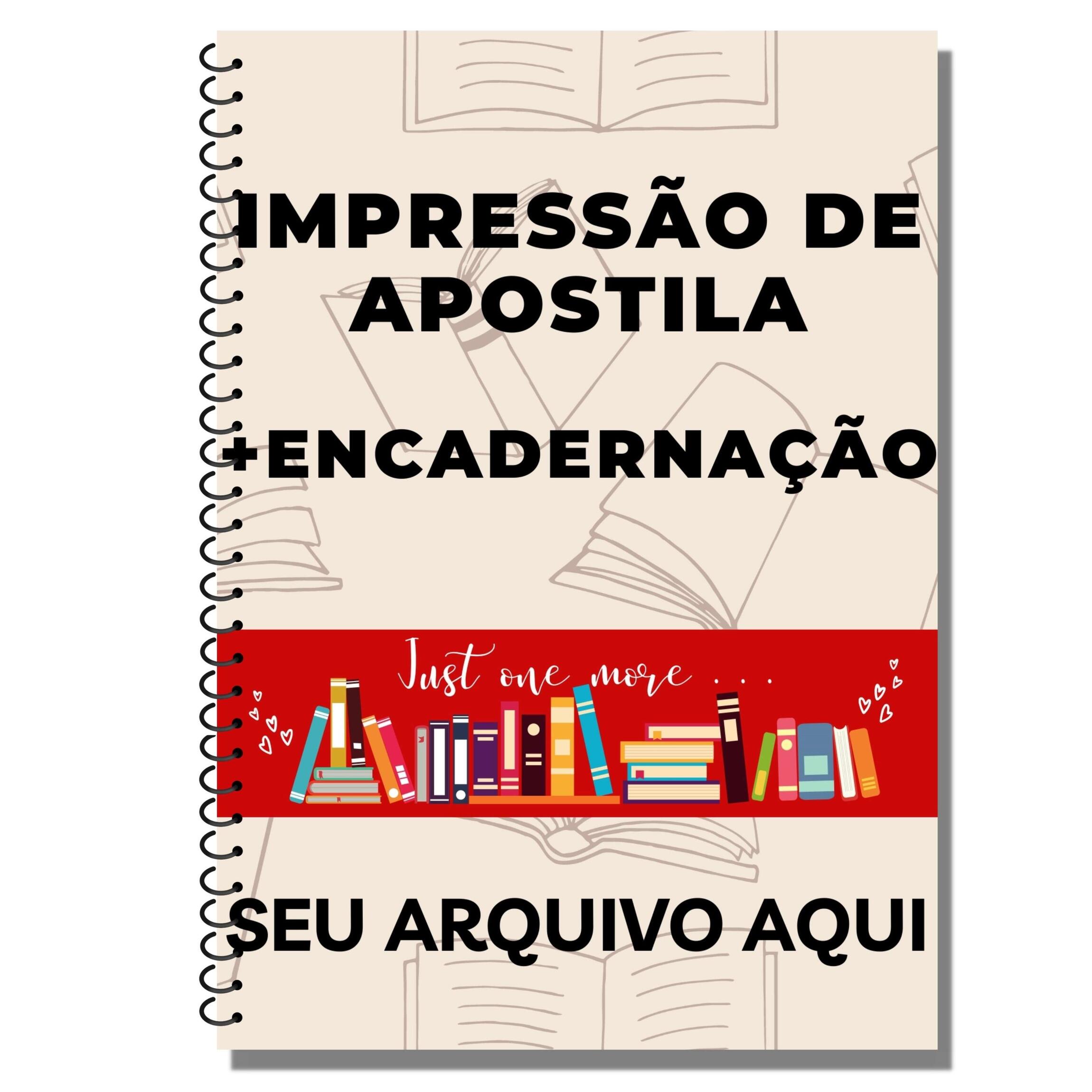 Comprar Impressão De Apostilas Frente E Verso + Encadernação -(50, 100 ...