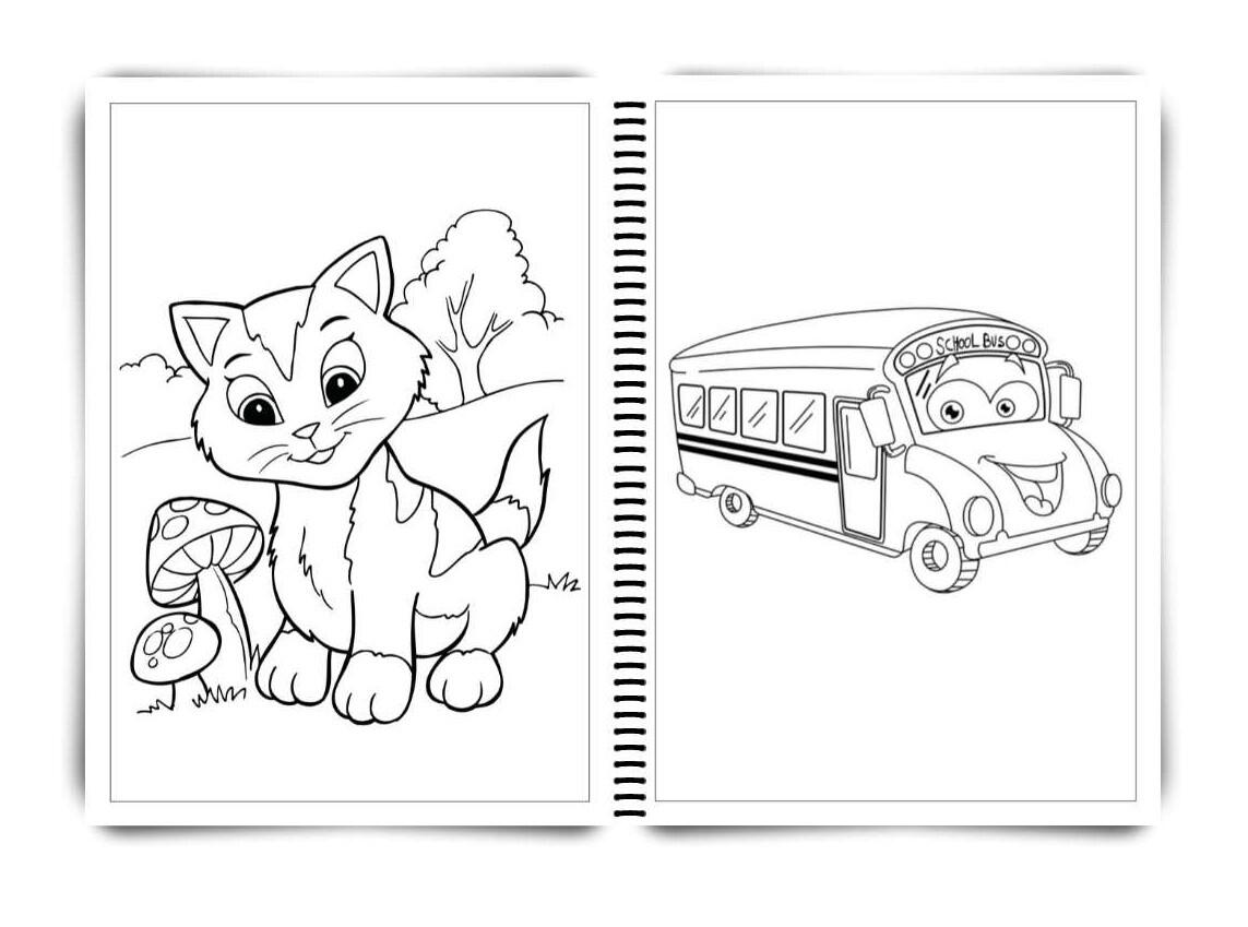 Caderno de Desenho Para Colorir Infantil 1uni - a partir de R$23,51