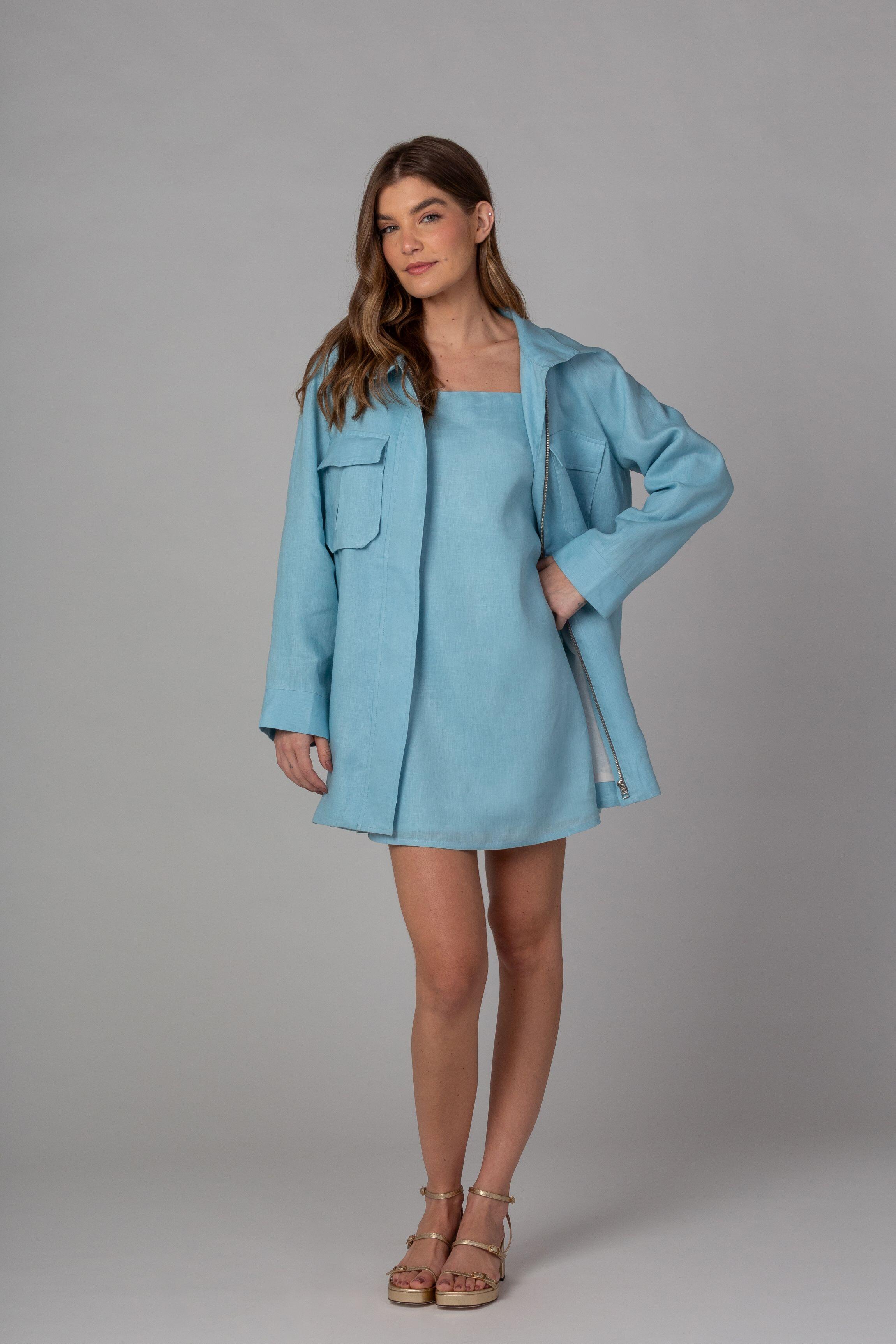 Comprar PARKA MÔNACO LISA TURQUESA